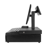 Terminal de point de vente tout-en-un avec écran tactile de 15,6 pouces, système de caisse complet, Windows 10/11, 99% SRGB, Bluetooth/Wi-Fi 6, NFC, Intel