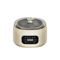 Yaourtière multifonctionnelle domestique 220V 16W avec cuve en acier inoxydable, fermentateur 9-en-1, contrôle de température et minuterie, pour yaourt maison DIY, OEM