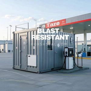 Bâtiments résistants aux explosions personnalisés Maisons modulées préfabriquées <span class=keywords><strong>Structure</strong></span> durcie pour la sécurité Maison antidéflagrante - Product Image 4