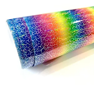 HTV-impresión láser de arco iris, Vinilo Suave de transferencia de calor, para ropa, bolsos y zapatos