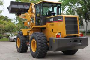 XGMA penggerak roda efisiensi baik XG955H 5 Ton pemuat ujung depan 955N 955K 162kw dengan ember batu untuk dijual - Product Image 4