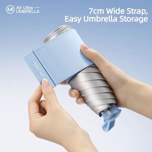 Parapluie Mini Capsule en Titane Argenté Personnalisé avec Logo d'Usine, Ouverture Manuelle, Protection UV Compacte, Parasol pour Femmes, Cadeaux de Marque, Publicité - Product Image 2