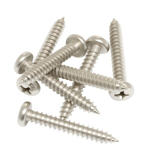Tornillos autorroscantes Phillips de cabeza plana de acero inoxidable 304 M3.9 M4.8 para metal, rosca derecha, clase métrica 4.8 - Product Image 1
