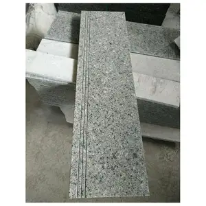 Good Price High Quality Nature Granite Polished Modern Gray Granite Stairs Step Cut To Size Tile