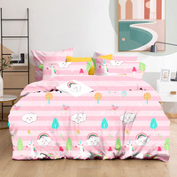 Personnalisé 3d Numérique Housse de couette Offre Spéciale 100% Polyester Ensemble De Literie Avec petit Coeur Impression