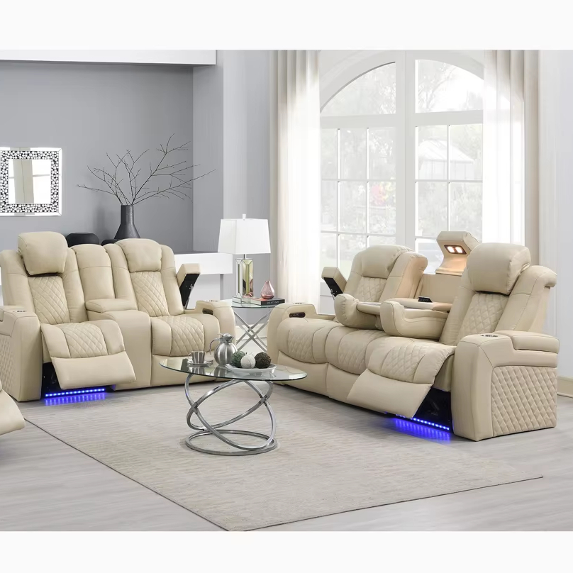 Reclining Sofa Walnew Manual Wall Hugger Recliner With Massage