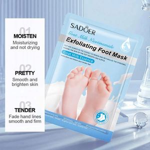 SADOER Vente en gros Best-seller <span class=keywords><strong>Masque</strong></span> peeling pieds pieds exfoliant lavande au lait de chèvre avec logo privé biologique - Product Image 4