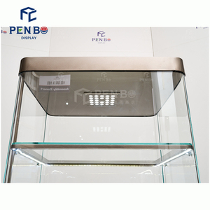 <span class=keywords><strong>Vitrine</strong></span> de présentation haut de gamme pour bijoux avec logo personnalisé, tiroirs éclairés et éclairage intégré pour <span class=keywords><strong>vitrine</strong></span> de magasin - Product Image 3
