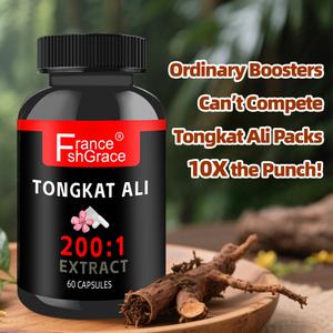 Capsules d'extrait de Tongkat Ali personnalisées 400mg 60 gélules avec énergie végétale pour le soutien de l'endurance et de la vitalité, formule stimulante pour la vitalité sexuelle - Product Image 2