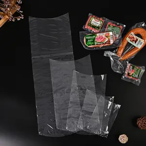 Food Shrink Meat Poultry Cheese Plastic Packaging Wrap Bag Food Storage Vacuum Shrink Bag