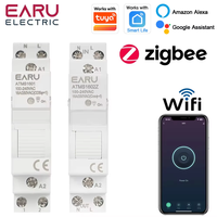 Tuya WiFi ZigBee disjoncteur intelligent minuterie relais puissance énergie kWh tension compteur de courant télécommande interrupteur ATMS1601/1602