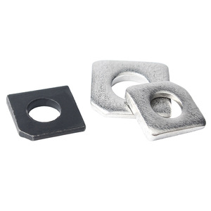 Rondella Quadrata Smussata GB853 in Acciaio al Carbonio M8-M36 Finitura Sbiancata DQ-36 per Impieghi Gravosi Certificata DIN/ISO Rondella per Acciaio Profilato - Product Image 5