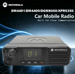 Radio bidirectionnelle mobile pour véhicule Motorola DM4401 DM4400 DGM8000 XPR5350 GPS, UHF VHF 45W longue portée, interphone mobile pour voiture - Product Image 1