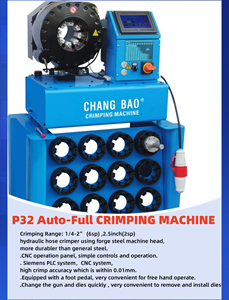 Bon prix machine de sertissage de tuyau hydraulique de carburant automatique numérique <span class=keywords><strong>parker</strong></span> <span class=keywords><strong>finn</strong></span> power p32 p20 - Product Image 2