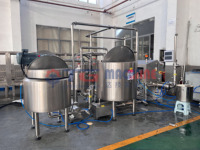 Ligne de production de gâteaux entièrement automatique commerciale avec stérilisateur alimentaire en acier inoxydable 304, capacité de 100 kg/h
