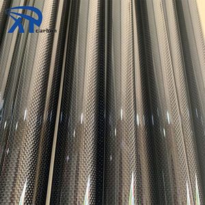 <span class=keywords><strong>Tube</strong></span> de produit de tuyau de fibre de carbone d'armure de fil de haute qualité 3k avec le meilleur prix 20*18mm - Product Image 6