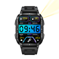Nouvelle montre intelligente KT79 2024, écran tactile plein écran de 1,96 pouce, BT5.3, 430 mAh, étanche, boussole numérique, montre intelligente Kt79