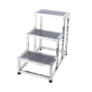 Tongchen Stainless Steel Footstool Single Layer 120kg Load Capacity Household Car Wash <b>Step</b> Stool - Product Image 3