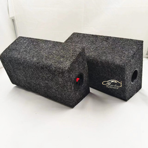 Caisse en bois pour subwoofer modifié 69 pouces DC 12V à bobine simple, enceinte passive pour <span class=keywords><strong>voiture</strong></span> et maison 100W RMS - Product Image 4