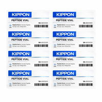 Étiquettes personnalisées pour flacons en verre de 3 ml/5 ml, autocollants adhésifs imperméables, étiquettes holographiques pour emballages de flacons