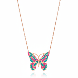 Bijoux de papillons en argent Sterling 925 fait à la main, pour femmes, mélange de pierres, tendance, mignon, vente en gros - Product Image 2