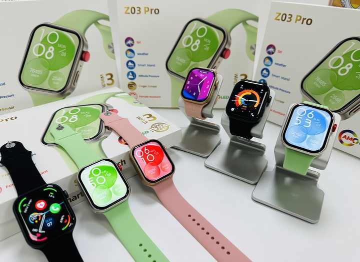 Z03 Pro Smart Watch 2024 Latest Cross-border Hot Selling RDfit App with Three Watch Sets BT Call Heart Rate Monitoring