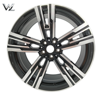 Nouvelle vente directe d'usine pour tous les modèles 20-21 pouces 5*112 mm 40 mm Jantes en alliage d'aluminium léger OEM BMW740 Finition noire