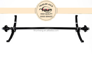 Remorque légère non freinée de 2000 lb en gros à <span class=keywords><strong>essieu</strong></span> unique avec moyeu de renvoi 4and5 boulons - Product Image 4