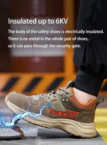 Botas de senderismo para uso en exteriores, zapatos para hombre con altura media a la pantorrilla, impermeables y antideslizantes para hombre - Product Image 5