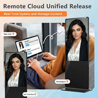 Señalización Digital Inteligente para Pisos ODM, Actualización Remota en la Nube, Kiosco Publicitario Comercial, Pantalla Interactiva Multitáctil Personalizada