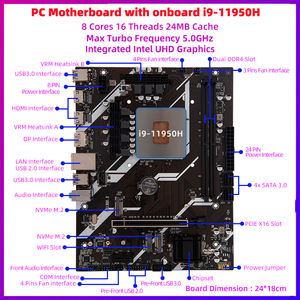Kit de Placa Base y CPU JIESHUO 100% Nuevo con Procesador I9 11900H I7 11800H <span class=keywords><strong>I5</strong></span> <span class=keywords><strong>11400H</strong></span> - Product Image 5