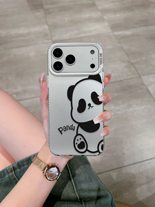 Étui de protection antichoc et étanche en PC avec finition miroir et motif Love <span class=keywords><strong>Panda</strong></span> pour téléphone portable 15/14 Pro Max - Product Image 3