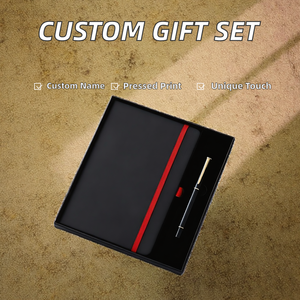 Persol Hot-Selling Customizable A5 <b>Notebook</b> Business Gift <b>Set</b> Metal Ballpoint Pen Letterpress Printing Logo Promotion Gift - Product Image 2