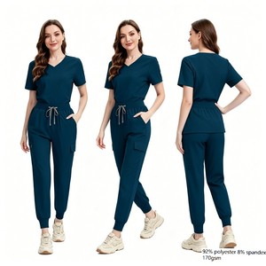 Blouse de laboratoire professionnelle Cargo, tenues d'uniformes médicaux élégants et très bien notés pour vétérinaires et dentistes <span class=keywords><strong>en</strong></span> <span class=keywords><strong>ligne</strong></span>, 42338 Azure Scrubs Uniforms - Product Image 1