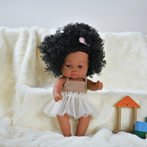 Muñeca de vinilo con cabello rizado, estilo explosivo, para vestir y jugar, regalo para niñas. - Product Image 6