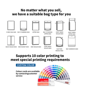 דפוס מותאם אישית אריזה אלומיניום 250 גרם 500g 1 ק "ג 1 ק" ג רוכסן פלסטיק קרטין מזון כיתה מי גבינה - Product Image 3