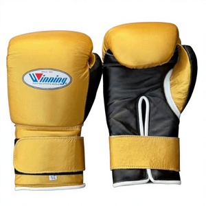 ถุงมือชกมวยแบบกำหนดเองได้ คุณภาพสูง หนังแท้ ระบายอากาศได้ดี ปรับขนาดได้ ปิดนิ้วมือเต็มรูปแบบ - Product Image 1