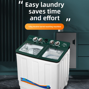 غسالة ملابس نصف أوتوماتيكية ذات تحكم ميكانيكي ونظام نبضي، سعة كبيرة للاستخدام المنزلي بحوضين - Product Image 2