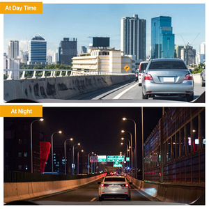 Ống kính kép Xe DVR lái xe ghi video ghi phía sau xem máy ảnh xe tầm nhìn ban đêm hộp đen 4k Dashcam với wifi - Product Image 6