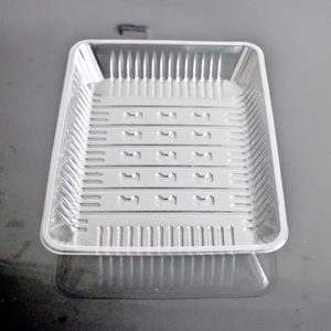 Bandeja Desechable Transparente de PET Reciclable para Ensaladas, Alimentos y Frutas, Venta al por Mayor, EE. UU. - Product Image 1