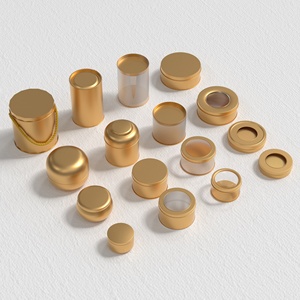 Bán Sỉ Hộp Thiếc Sô Cô La Hộp Thiếc Đựng Bánh Quy Màu Vàng Hình Chữ Nhật Có Nắp Đậy - Product Image 4