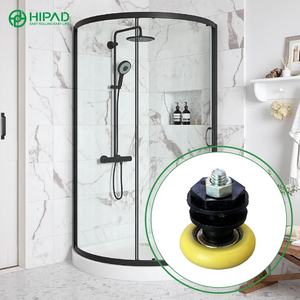 Cerradura para ventanas correderas de aluminio, polea deslizante de nailon para puertas y ventanas - Product Image 1