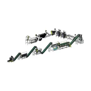 BEION Used Plastic Recycling Washing Line PET Scrap Crushing Washing Plant PET Bottles Recycling Plant