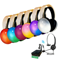 Headphone DJ Over-ear Qualcomm Laris Manis, Peredam Kebisingan, Tahan Air, untuk TV, Film, Yoga, Fitness, Camping