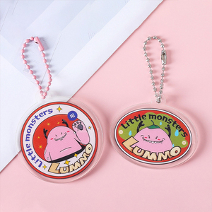 Llavero Acrílico Creativo de Dibujos Animados, Colgante de Doble Cara, Personalizado, Mercancía de Celebridades, Llavero DIY - Product Image 2