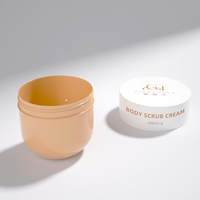 Bocaux Cosmétiques Vides 500ml 300ml 100ml avec Design Coloré et Logo Personnalisable – Pots pour Gommage Corporel et Lait Corporel pour Emballage Cosmétique