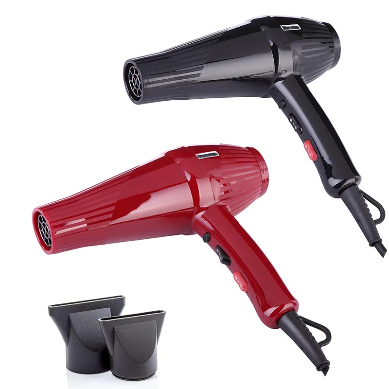 Sèche-cheveux professionnel 2000w, sèche-cheveux à Air chaud, populaire, noir, OEM, moteur AC