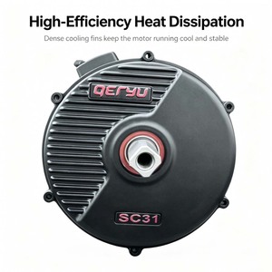 มอเตอร์จักรยานไฟฟ้า – มอเตอร์ขับเคลื่อนกลาง Qeryu SC31 250W พร้อมเซ็นเซอร์แรงบิด 90 นิวตันเมตรสำหรับจักรยานไฟฟ้าแบบพับได้ - Product Image 4