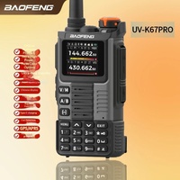 Baofeng K67PRO Walkie-Talkie Model Terbaru 2024 Jangkauan Luar Ruangan 10 km Radio Amatir untuk Kendaraan Unit Genggam Anti Debu