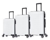 Ensemble de bagages d'affaires 100 % PC, valise rigide transparente pour homme et femme, légère et simple à emporter